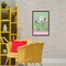 Stupell Industries Wild Flowers with Pink Border Floating Frame, design by Elizabeth Medley